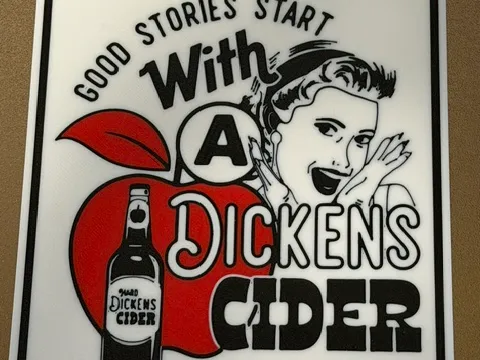 Dickens Cider Sign (NSFW)