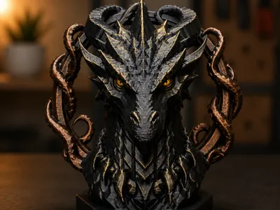 Dragon Bust – Octopus Frame