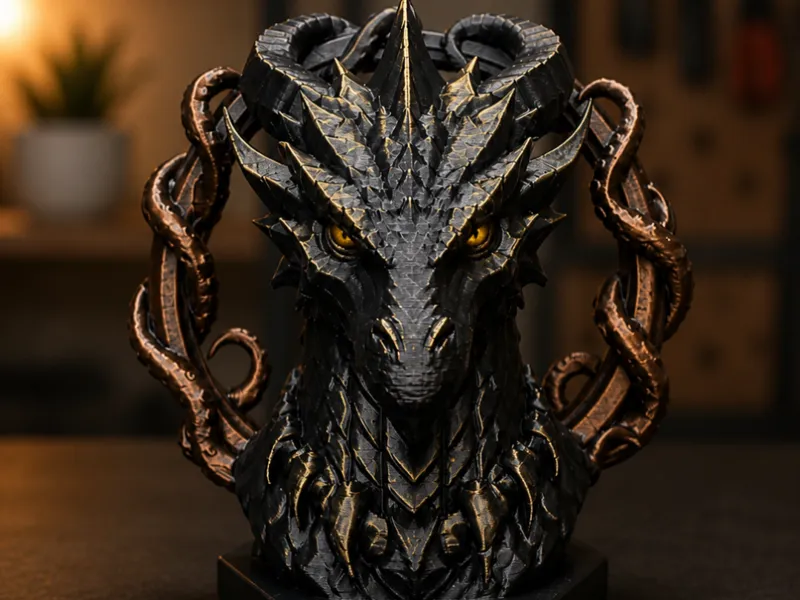 Dragon Bust – Octopus Frame