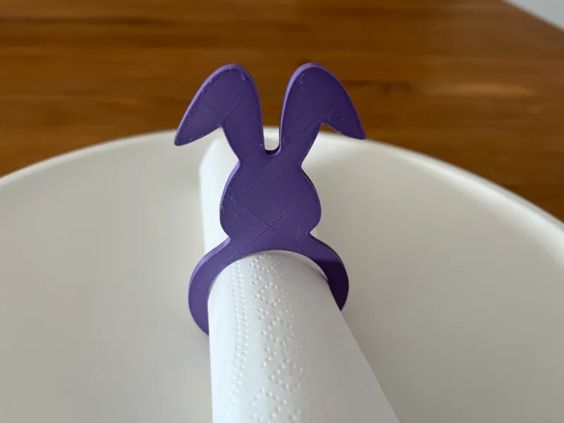 Easter Napkin Holder Bunny 1