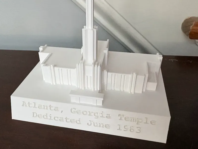 Atlanta Temple with Base (not full temple)