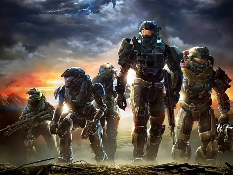 Halo: Reach monotone Lithophane