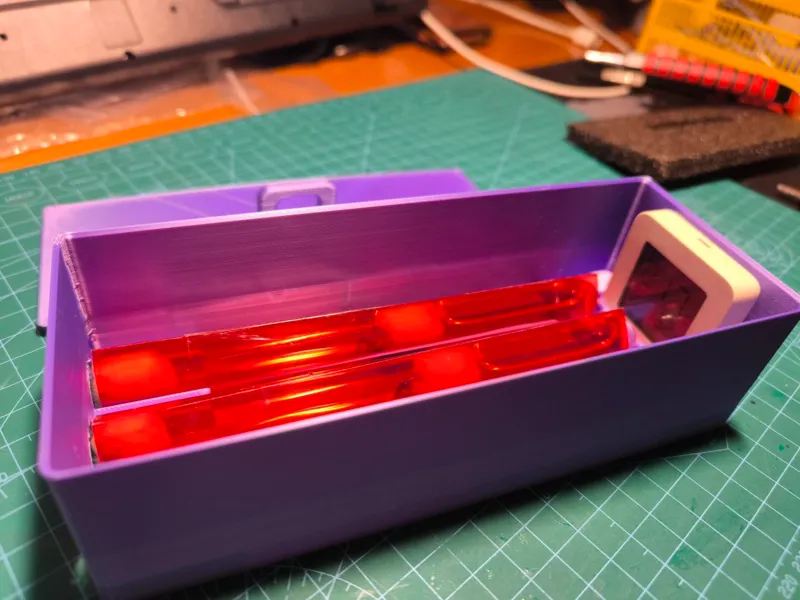 Caja para 3 tubos de ensayo hormigas
