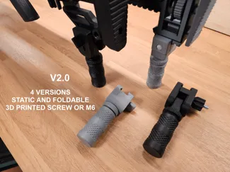 Precision Picatinny Monopod (Fully 3D Printable)