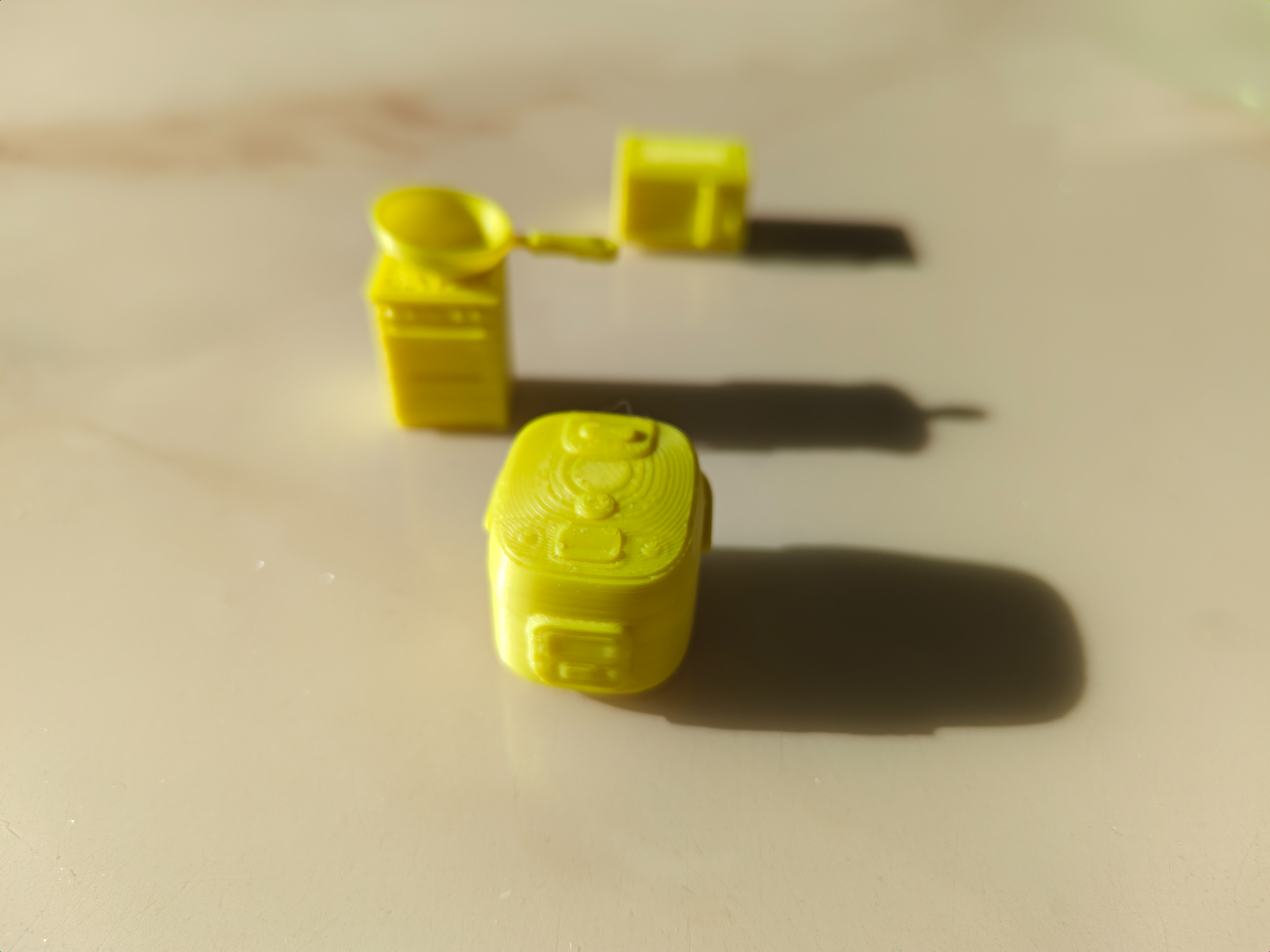 Miniatura 1 do modelo 3D 微缩模型，迷你厨房，微波炉