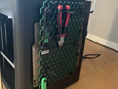 P1S/X1 Honeycomb Panel — Tool & Plate Storage