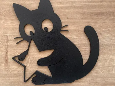 Cat and its Star – Door Corner Decoration