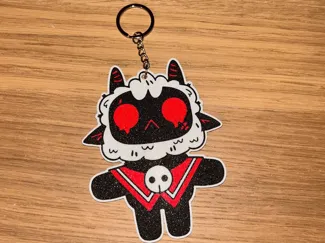 Cult of the lamb Backpack charm