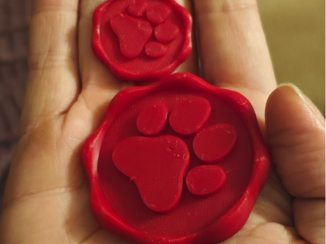 Paw Print Wax Seal Stamp