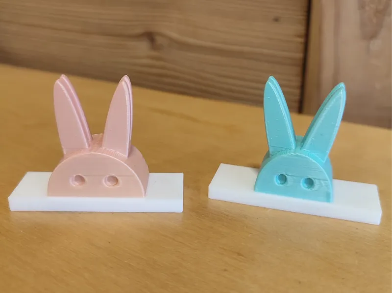 Marque place lapin 2 versions