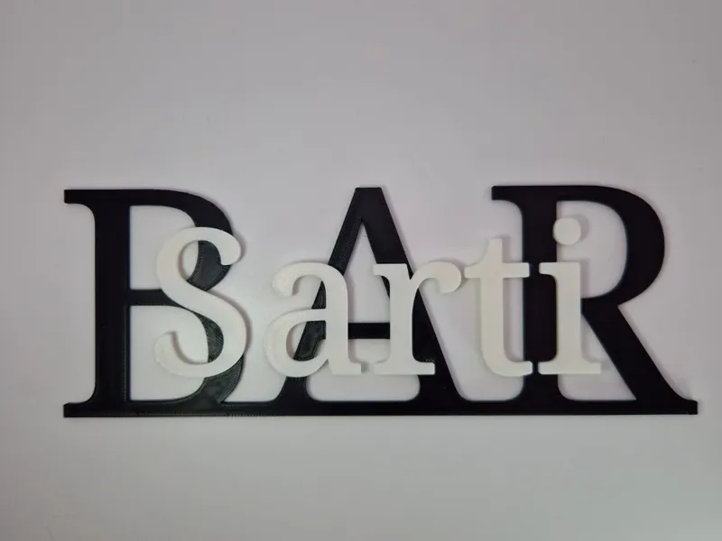 Sarti-Bar sign