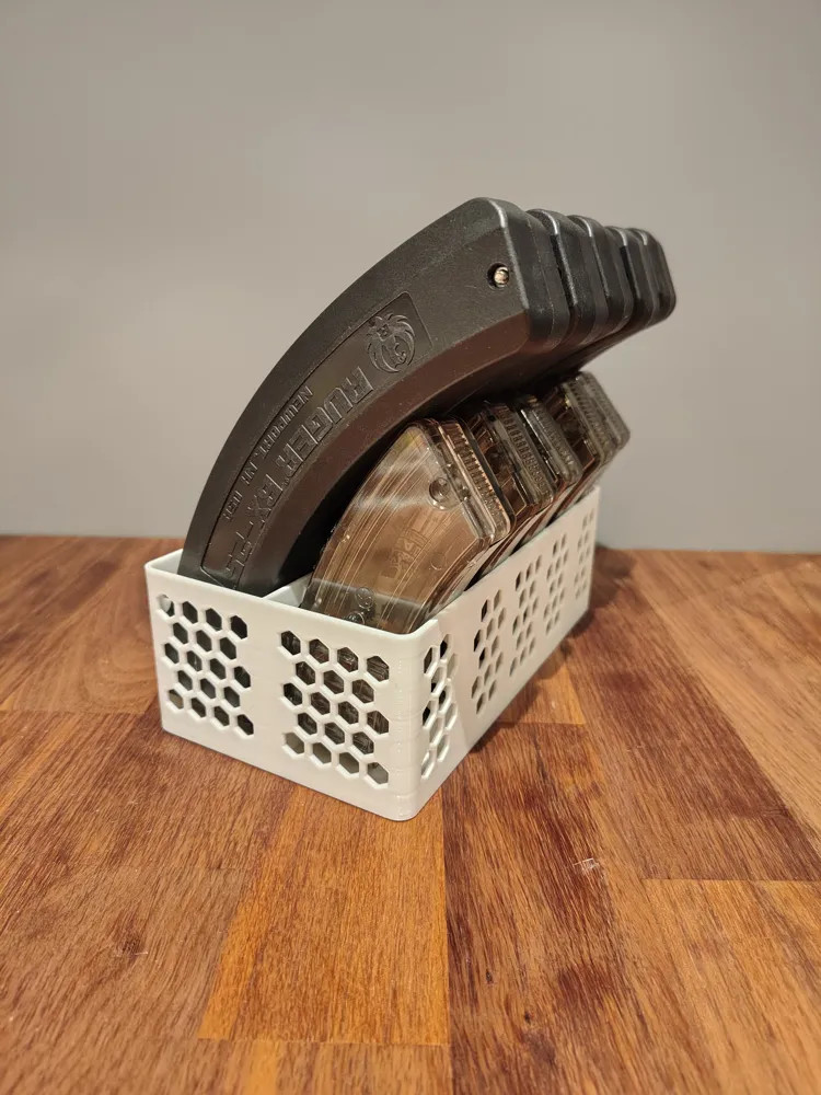 Ruger 10/22 Magazine Storage Rack – 5 & 10 Slot - Free 3D Print Model ...