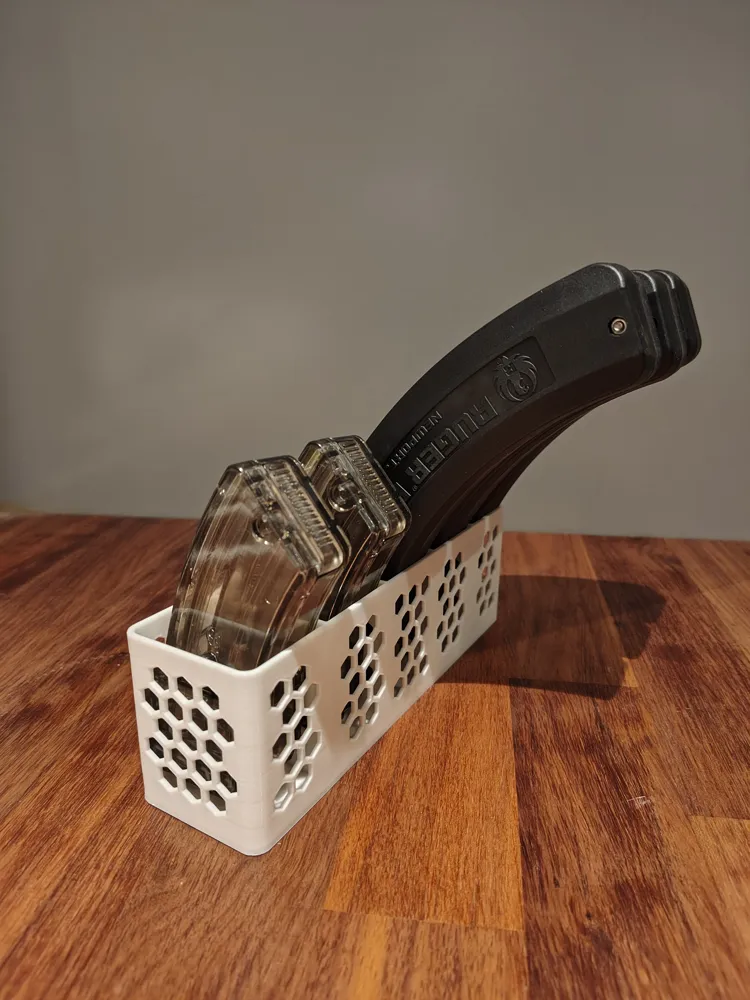 Ruger 10/22 Magazine Storage Rack – 5 & 10 Slot - Free 3D Print Model ...