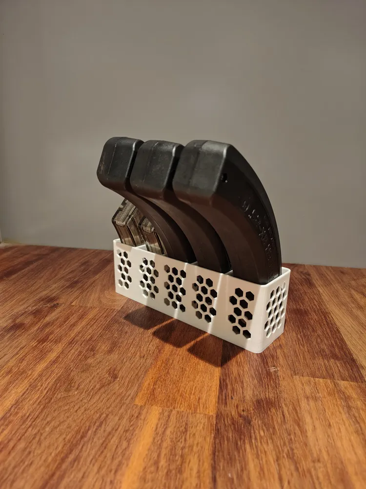 Ruger 10/22 Magazine Storage Rack – 5 & 10 Slot - Free 3D Print Model ...