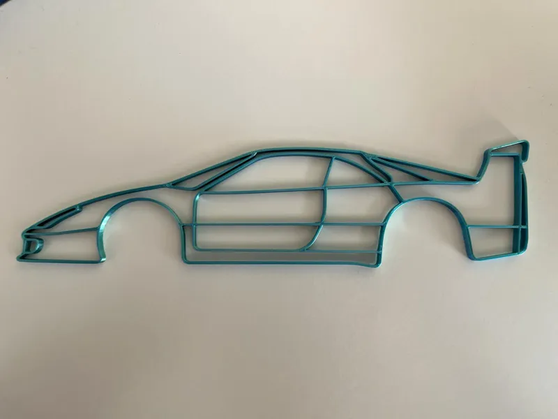 Ferrari F40 lm wall art