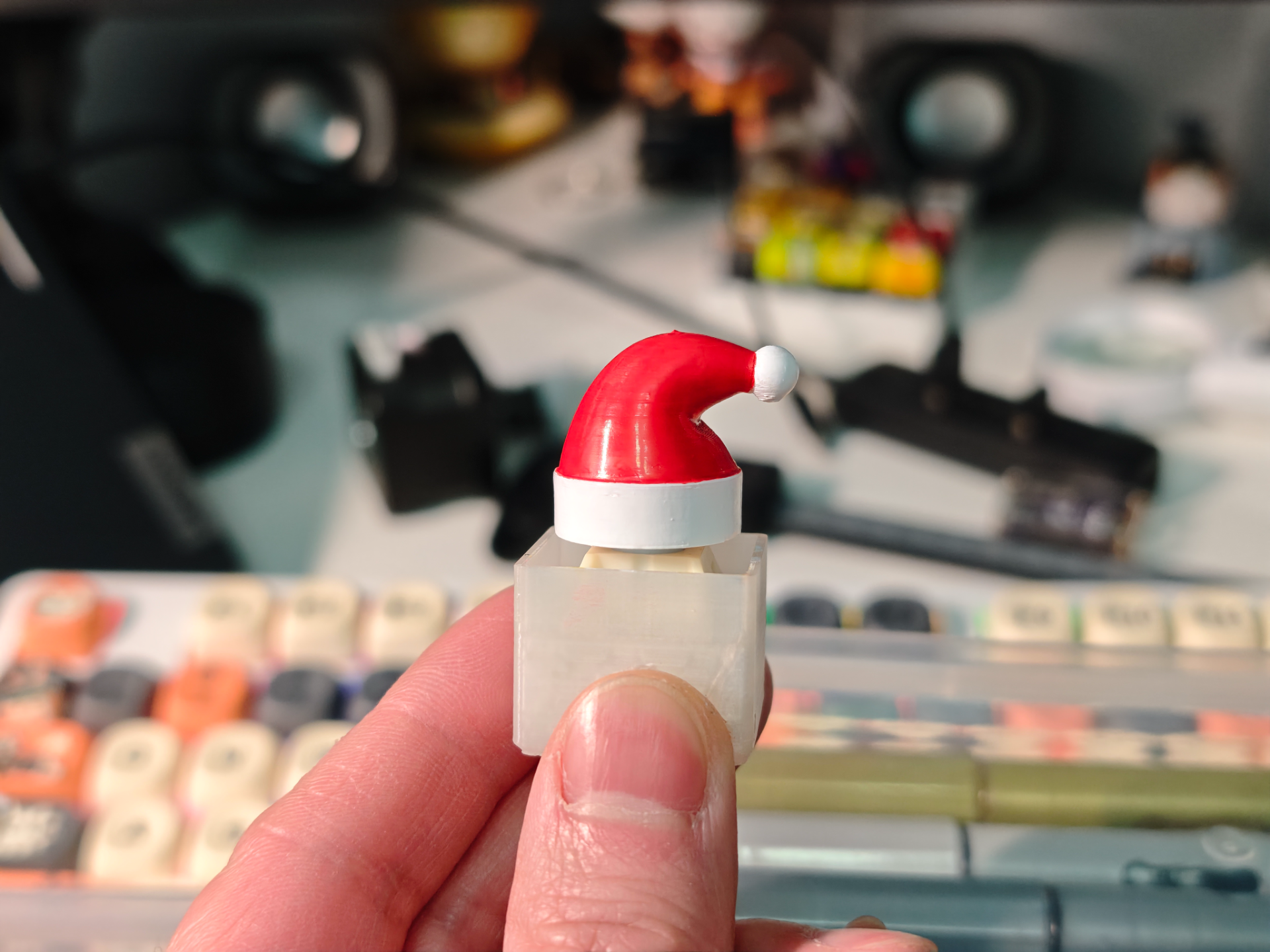 Miniatura 1 do modelo 3D 圣诞帽键帽