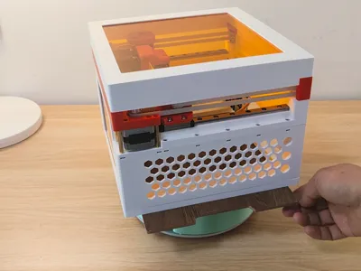 Borderless Laser Engraver - Enclosure Version