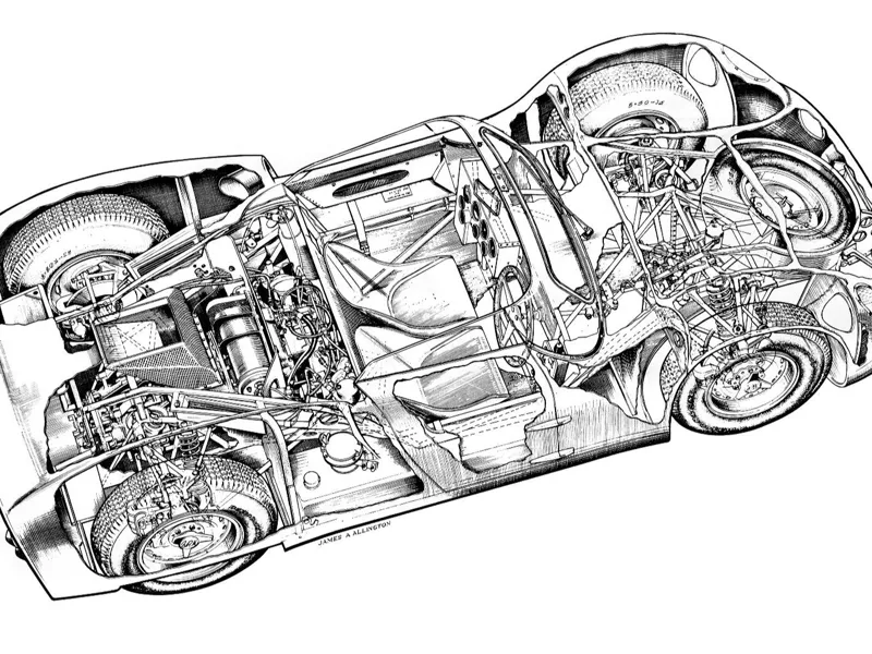 LE MANS racing porsche 917 skeleton