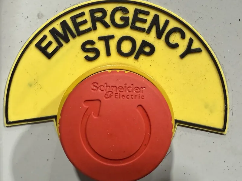 Emergency Stop Label