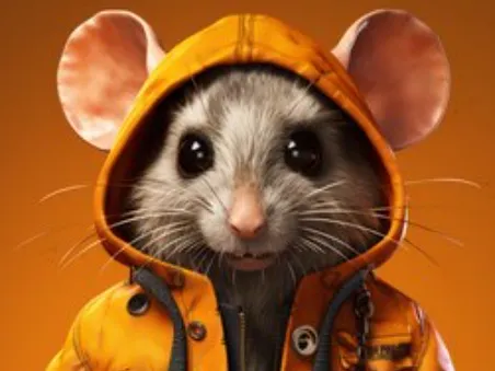 3d cool rat