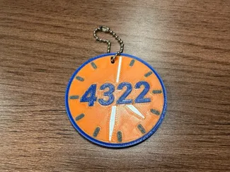 Clockwork Keychain