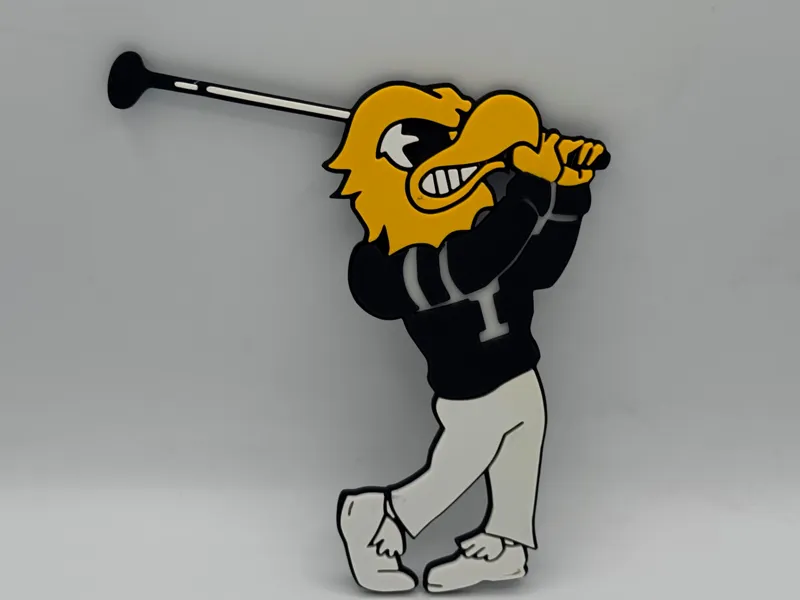 IOWA GOLFING HERKY LOGO