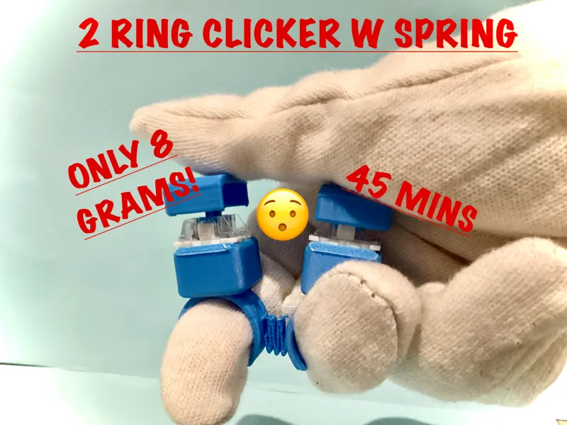 2 Clicker Ring W Springs