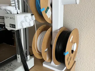 Soporte de mesa para 4 bobinas de filamento