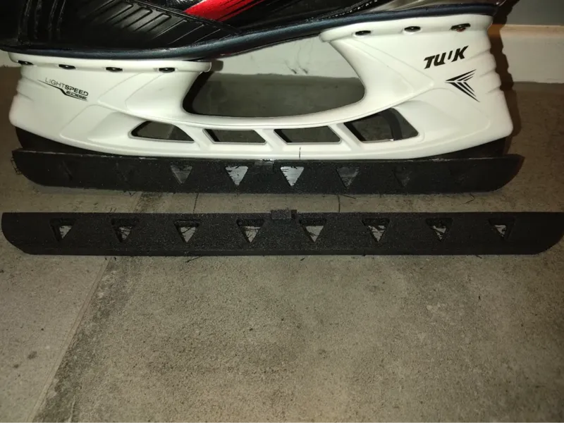 Ice skate blade cover.