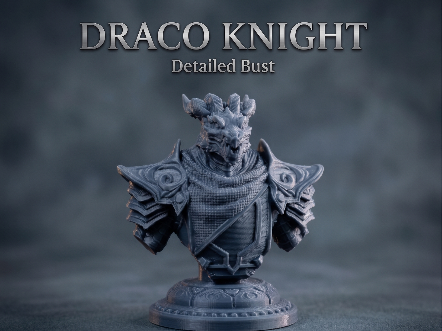 Draco Knight - High-Detail Fantasy Bust