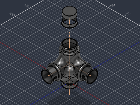 Rod Joint for Bambu lab x2d 3D model
