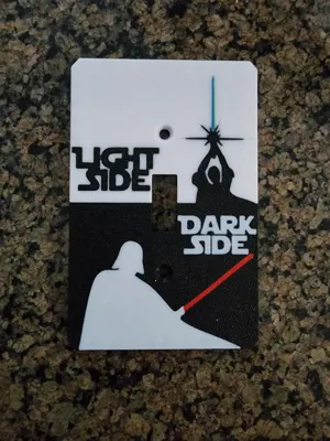 Star Wars Light Side/Dark Side Light Switch Cover by wanamaa MakerWorld