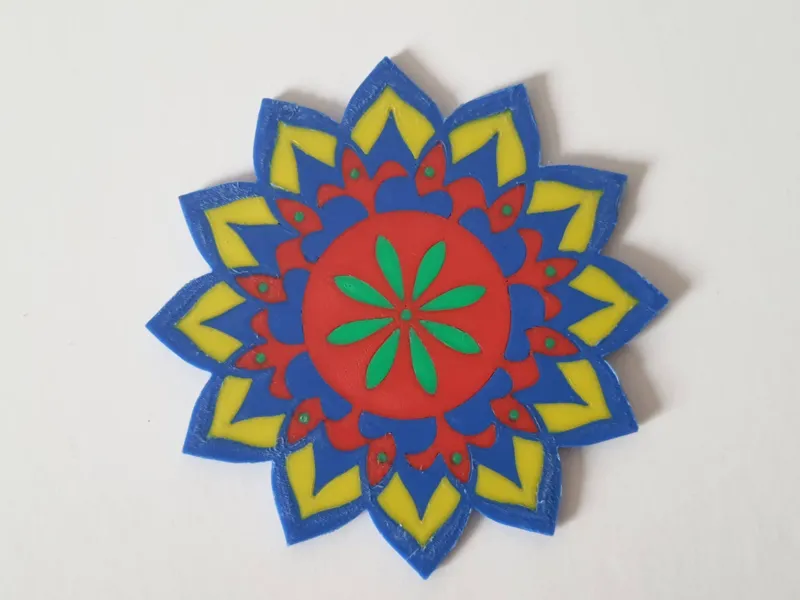 Flower Coaster Set Mug