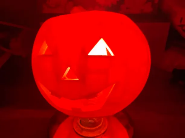 Halloween Jack O' Lantern Lamp Head