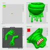Enlarged to 4 plates, 0.2mm layer, 2 walls, 8% infill