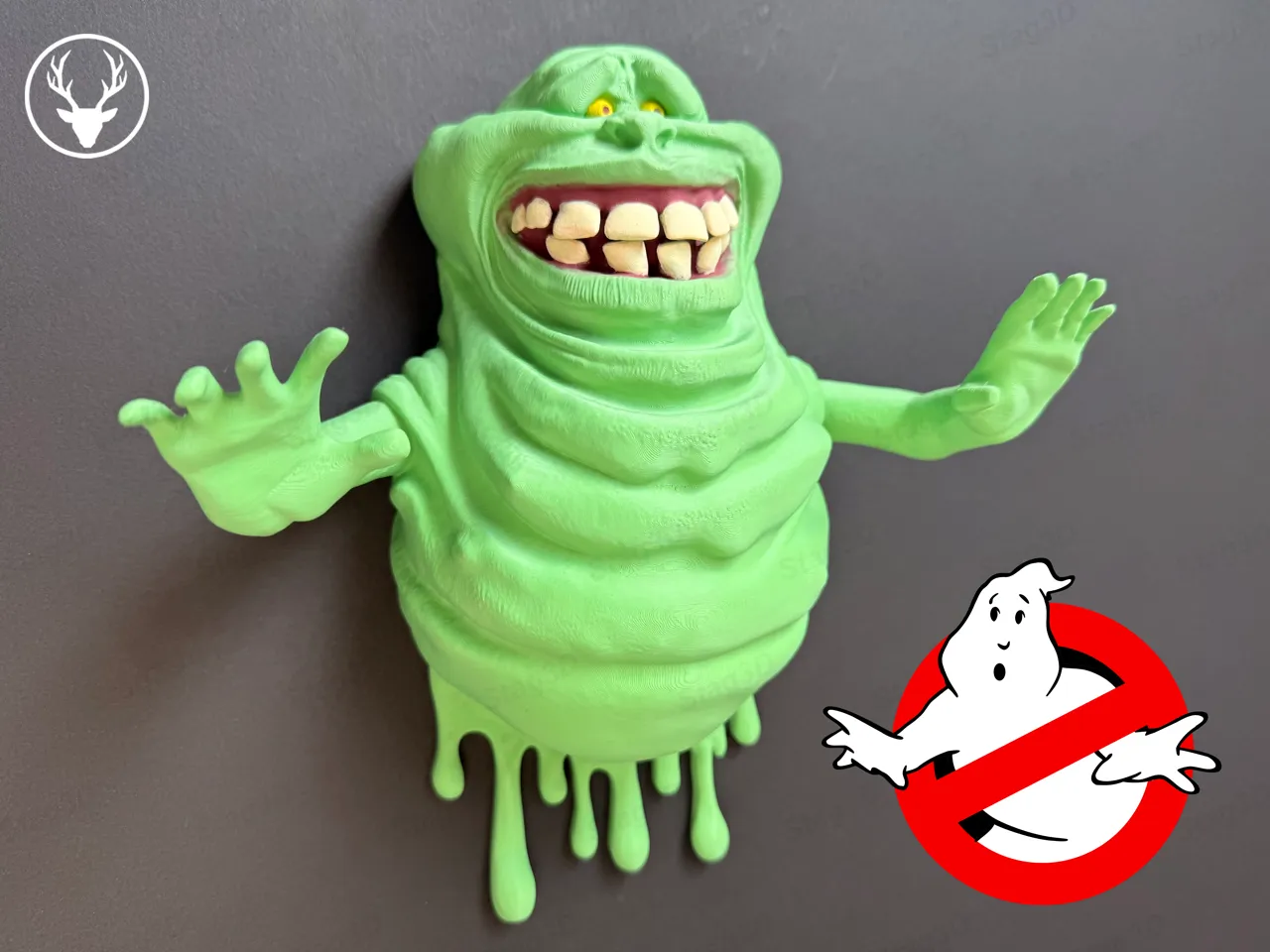 Slimer - Ghostbusters Wall Mount view 2
