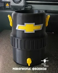 Chevy - Print in Place or Removable Logo