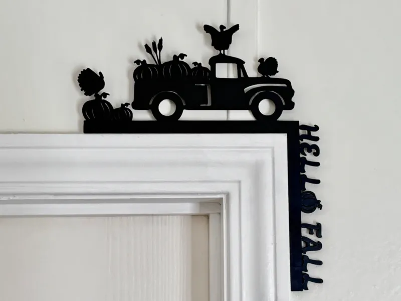 Hello Fall Door Corner Fall Decor