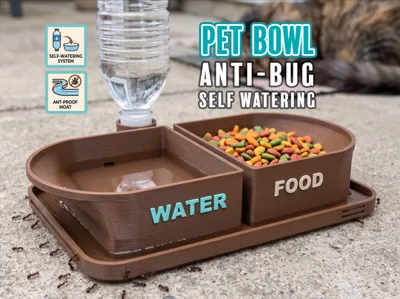 Self Watering Anti-bug Pet Bowl