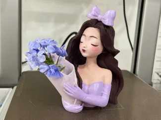 Little Girl Shaped Flower Vase