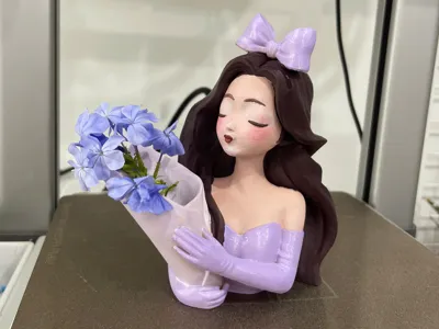 Little Girl Shaped Flower Vase