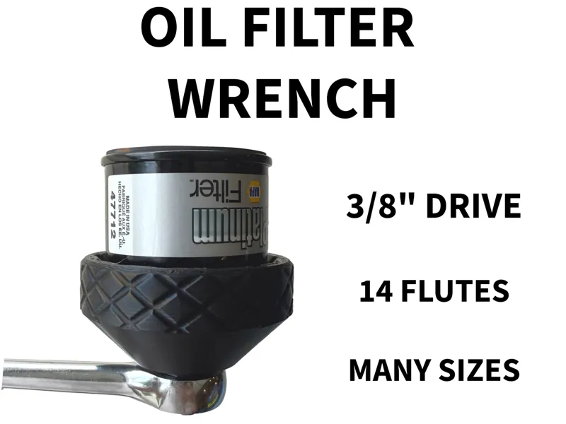 Oil Filter Cup Wrench 3/8" Drive Many Sizes 14 Cap