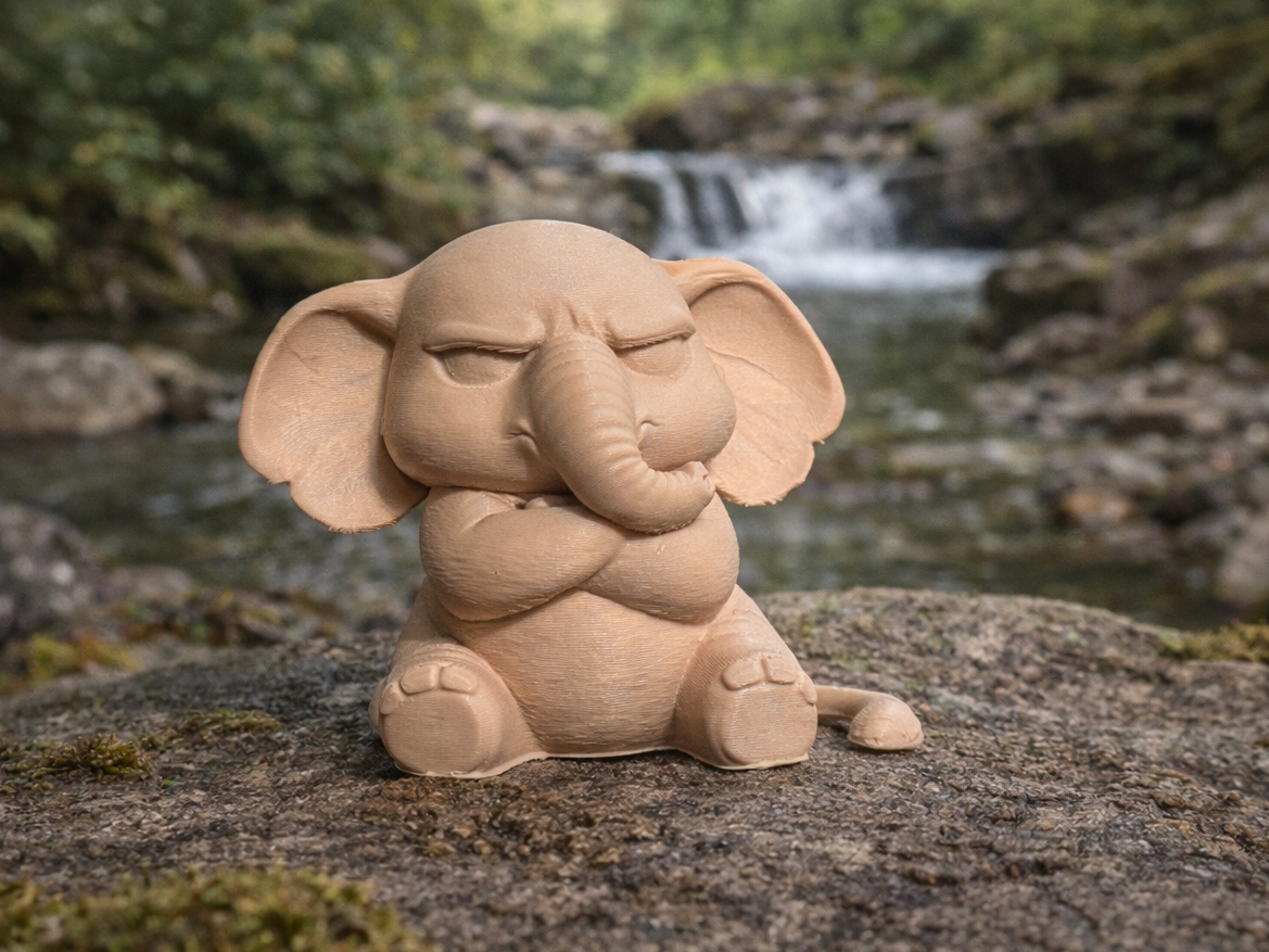 Rocco the Grumpy Elephant - Cozy Animal Collection