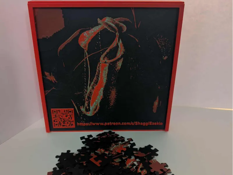 100 Piece Nepenthes with Rain Jigsaw Puzzle 