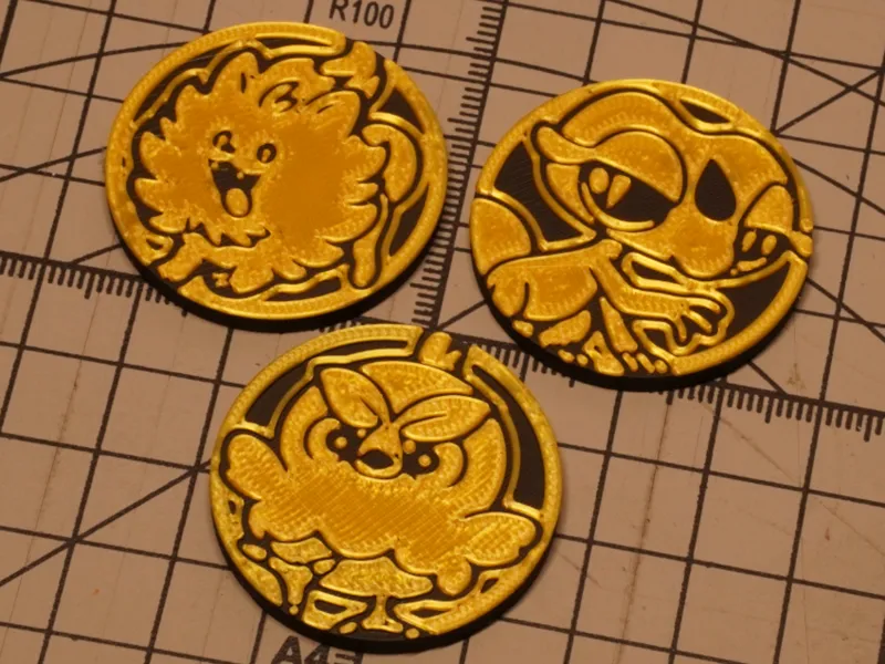 Pokémon TCG Coin – Pombon / Gecqua / Browt