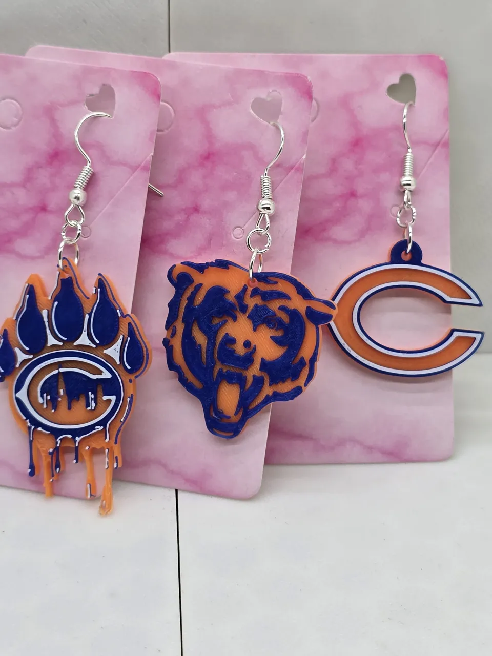 Chicago Bears Earrings view 2
