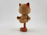 Фигурка Zen Cat в медитативна поза