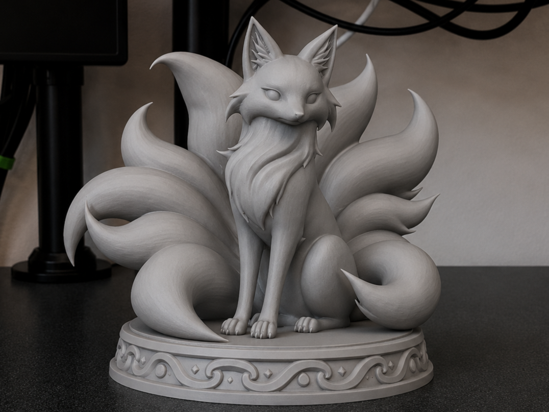 Nine-Tailed Fox Spirit Fantasy Kitsune