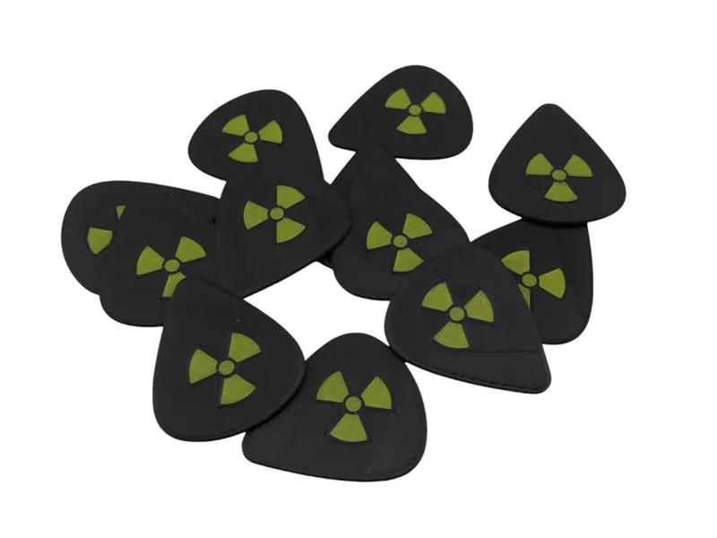 Guitar Pick with Radioactive