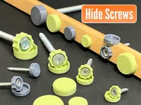 Countersunk Screw Caps (6mm - 9mm - 12mm)